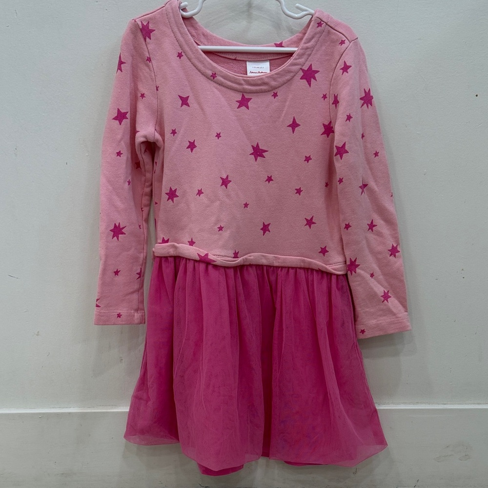 Hanna Andersson Pink Starry Dress